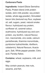 ProtiDiet - Carbonara